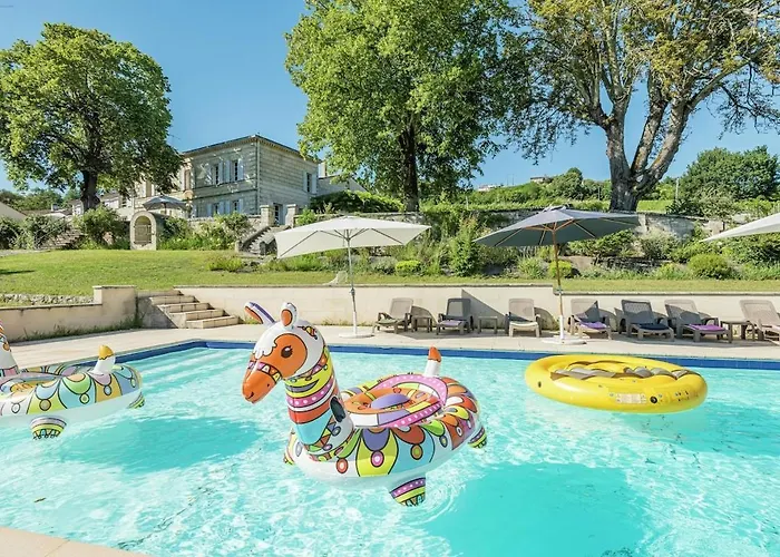 Demeure En Pierre Au Coeur Des Vignobles De Bordeaux * Saint-Germain-de-la-Rivière